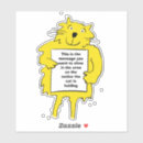 Search for yellow cat stickers Animals