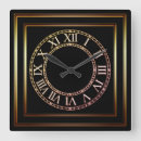Search for black and copper clocks Simple