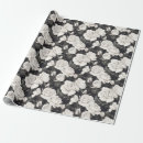 Search for black and white rose wrapping paper Botanical