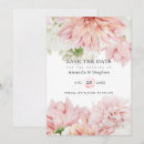 Search for dahlia save the dates Watercolor