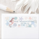 Search for mermaids return address labels Girl