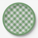 Search for green plaid pattern plates Geometric