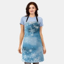 Search for winter wonderland aprons Blue