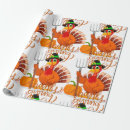 Search for turkey wrapping paper Pumpkin