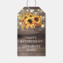 Search for sunflowers gift tags wood