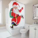 Search for santa claus shower curtains Funny