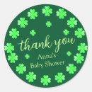 Search for lucky shamrock clover stickers Birthday