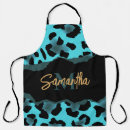 Search for blue leopard print aprons Chic