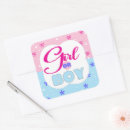 Search for gender reveal boy or girl stickers Blue