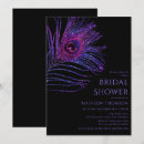 Search for elegant peacock bridal shower invitations Modern