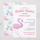 Search for flamingo bridal shower invitations Pink