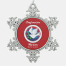 Search for pewter snowflake christmas tree decorations Religious