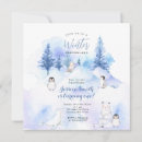 Search for winter onederland birthday invitations Pine trees