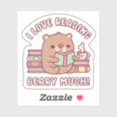 Search for i love reading stickers Cute