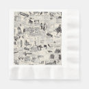 Search for newspaper napkins Retro