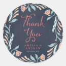 Search for chalkboard thank you stickers Blue