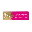 Search for neon pink return address labels Elegant