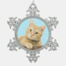 Search for tabby christmas tree decorations Ginger cat
