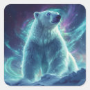 Search for polar animal stickers Northern lights