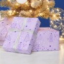 Search for purple snowflake wrapping paper Pattern