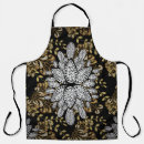 Search for curled aprons Black