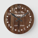 Search for barn wood clocks Anniversary
