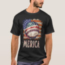 Search for 4th july baseball tshirts Flag