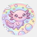 Search for axolotl stickers Rainbow
