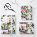 Search for merry christmas wrapping paper Cute animals
