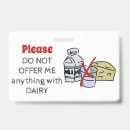 Search for allergy id badges Food
