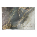 Search for marble pillowcases Gold glitter