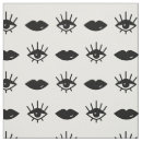Search for black lips fabric Pattern