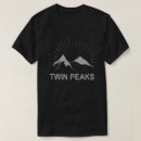 Search for twin peaks tshirts Mountain