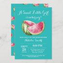 Search for watermelon baby shower invitations Pink and green