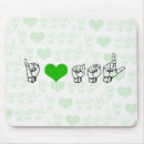 Search for american sign language mousepads Asl