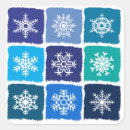 Search for snowflake frame stickers White
