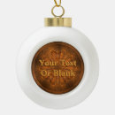 Search for leather christmas tree decorations brown