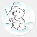 Search for polar bear cartoon stickers Arctic