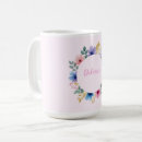 Search for delicate floral coffee mugs Feminine