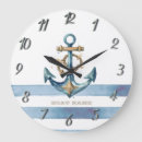 Search for light blue clocks Striped