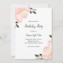 Search for tulip flowers birthday invitations Elegant