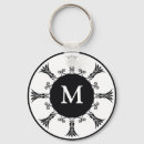 Search for black letters key rings Initials
