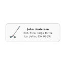 Search for golf ball return address labels Golfer
