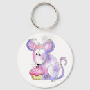 Search for pink cupcake key rings Whimsical