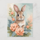 Search for watercolor rabbit postcards Pastel colours