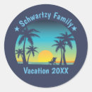 Search for sunset palm stickers Family reunion