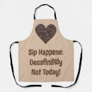 Search for funny coffee sayings aprons Quote
