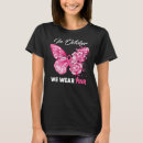 Search for pink october tshirts Butterfly