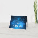 Search for space thank you cards Blue