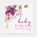 Search for floral napkins Baby in bloom